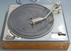 A vintage Goldring Lenco High Fidelity stereo - mono record deck / turntable