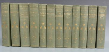 Novels of The Bronte Sisters edited by Temple Scott, published John Grant 1905 in 12 volumes (