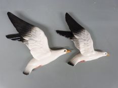 Two Beswick seagull wall plaques, models 922-2 and 922-3