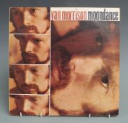 Van Morrison - Moondance (W51835) orange label, record and cover appear VG with small name on side 2