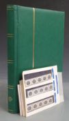 A stockbook of UK commemorative cylinder blocks, sheet corners etc, 1963-72, mint UK definitives,