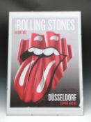 The Rolling Stones - three lithograph framed tour posters 2014, 2015 and 2016, each 61 x 46cm