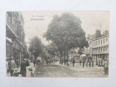 An album of approximately 230 mainly Cheltenham postcards, Edwardian onwards, including many