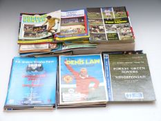 Large collection of football programmes c1970s onwards including runs of FA Cup Finals, European Cup