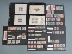 Spain Barcelona Benefit, Telegraph, Civil War mint and used stamps, including imperf minisheets on