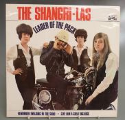 The Shangri-Las - Leader Of The Pack (RB20101) record and cover appear at least Ex