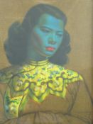 Vladimir Tretchikoff print 'Chinese Girl', 60 x 50cm, framed and glazed