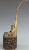 Chinese opium pipe, H25cm