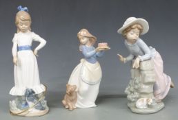 Six Nao child figures, tallest 27cm