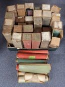 Approximately 35 player piano, pianola or organ rolls including examples marked 'Reliance' music