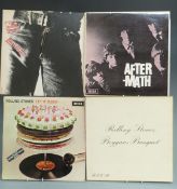 The Rolling Stones - Beggars Banquet (SKL 4955) record and cover appear VG Let It Bleed (SKL 5025)