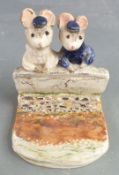 Kitty Mac Bride studio pottery figure 'West Beach', H8cm