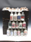 Approximately 90 vintage glass milk bottles to include Cotswold Dairy, Berkeley Farm Dairy
