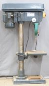Clarke Metalworker model CDP201B bench / pillar drill with morticing attachment, H105cm