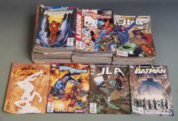 Over 200 DC comics including Batman, Wonder Woman, Teen Titans, Justice League of America,