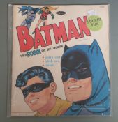 Whitman Publishing Batman Sticker Fun push out and stick on book 1966.