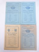 Four Rugby programmes Oxford University v Cambridge (varsity match) 1919, 1931, 1932 and 1933