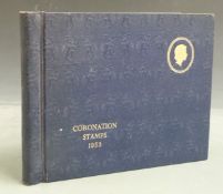 An album of 1953 Coronation omnibus stamps