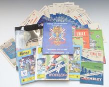 Quantity of football programmes including 1966 World Cup (weight 99g), 1948 and 1949 Wembley final