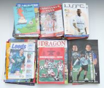 A large collection of Football League / European and domestic cup programmes c1980-2010 including