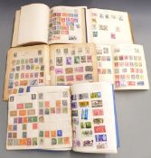 Six albums of all world stamps
