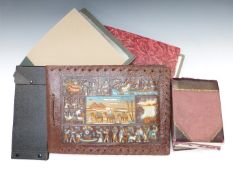 Five albums of family photographs including aeronautical and shipping interest, Australia