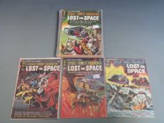 Thirteen Dell Gold Key Space Family Robinson Lost In Space comic books.