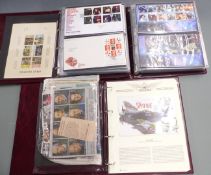 Five albums of GB first day covers