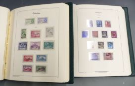 Collections of Cyprus, Singapore, Gibraltar, Hong Kong, Eire and Malta, mint and used, in Lighthouse