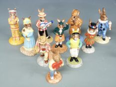 Twenty boxed Royal Doulton Bunnykins figures, mostly limited edition figures of the year, most
