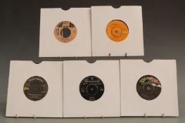 Approximately 500 singles, mostly 1970s in DJ boxes