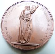 Victorian Church Missionary Society commemorative Jubilee medal 1848, designed by B Wyon, D58.2mm