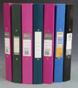 Ten ring binders of mint GB QEII stamps, high face value in excess of £1,200