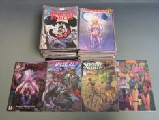 Over 150 Marvel, DW, Vertigo, Max, SLG, Image, Dark Horse and similar comics including Sleepwalker