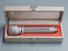 AKG D19 dynamic cardioid microphone, in original case and outer box
