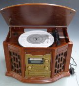 Zennox multi-function stereo gramophone / record player / turntable and CD burner with