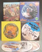 Picture Discs - Seven picture discs including The Beatles - Sgt. Pepper (PHO 7027), Deep Purple - In