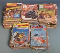 A collection of of War Picture Library and similar comics /magazines including Holiday Special
