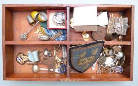 Badges and collectables to include Royal Masonic Institution for Girls steward's badge, RAF 49