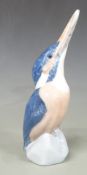 Royal Doulton figure Sweet Dreams, Coalport figure Flora, and a Copenhagen kingfisher, tallest 20cm