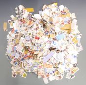 A large quantity of loose stamps