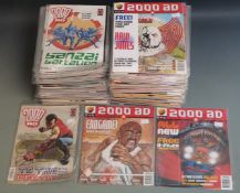 Over 200 2000AD comic books/ magazines 1995 (1995) to 1302 (2002).