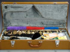 Tenor saxophone '113' in black lacquered finish with accessories, in original fitted case