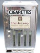 Vintage or retro Embassy cigarette vending machine, W50 x D24 x H83cm