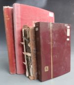 Ideal album and two stockbooks of early GB and Commonwealth stamps