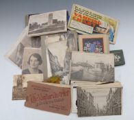 Photograph albums and postcards, Edwardian onwards, including Ilfracombe, Woolacombe, Lynton,