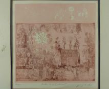 Adam Wurtz (Hungarian, 1927-1994) signed limited edition (78/100) print 'Life is a Cabaret', 39 x