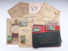 1930s cigarette cards by Wills, John Player etc in albums and loose in packets