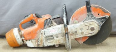 Stihl petrol TS 350 disc cutter