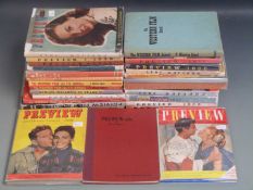 Thirty film related annuals including Preview Annual, Western Film Annual etc.